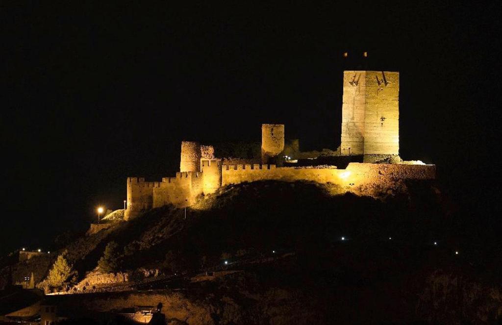 Hotel Rural Castillo De Biar Bagian luar foto