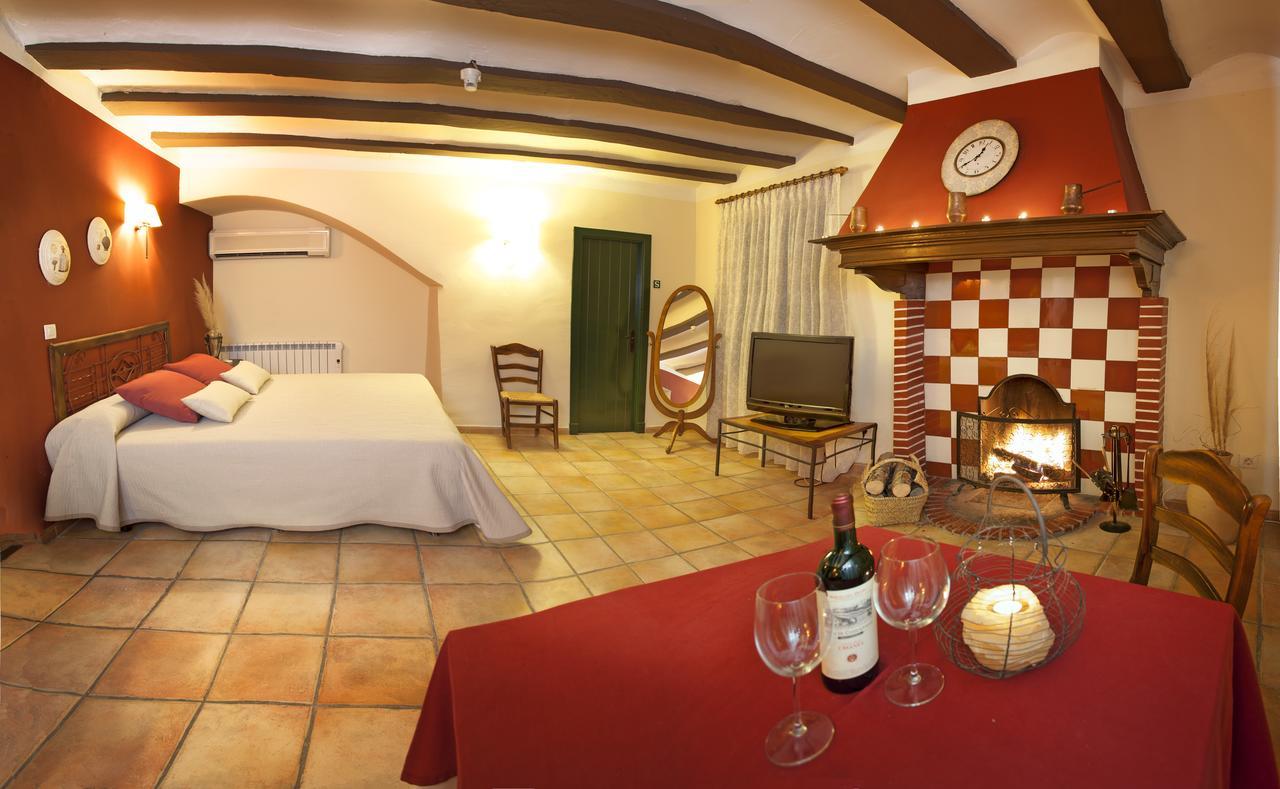 Hotel Rural Castillo De Biar Bagian luar foto
